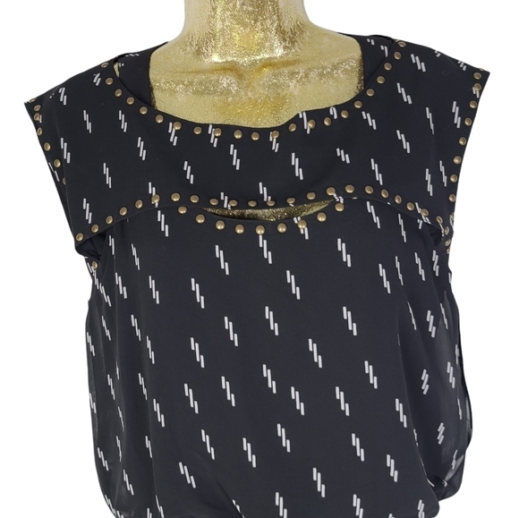 NWT Sam Edelman Bolt Print Dress XS - Picture 3 of 6